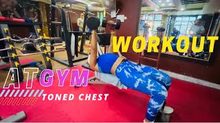 Chest Workouts for Women in GYM [upl. by Cresa998]