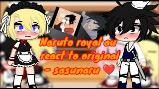 Naruto royal au react Only Sasunaru ❤️ Credits is vid  part 13 [upl. by Burg102]