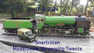 Gauge 1 Live Steam 1722024 Snertritten MVT [upl. by Omoj]