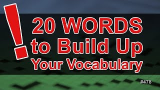 Vocabulary Builder 478 synonyms pronunciation Inglés pronunciar [upl. by Dobbins]