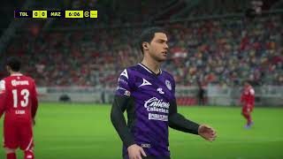 🔥 Gameplay TOLUCA VS MAZATLÁN Liga MX  eFootball 2024 🎮 [upl. by Abla]