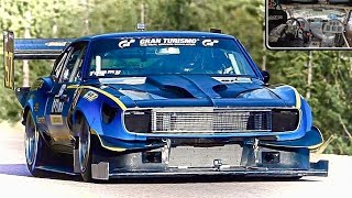 1200Hp CHEVY CAMARO 67´ Pikes Peak Special  LS7 Turbo ONBOARD [upl. by Ayal]