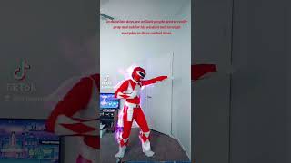 Red rangers TKD Kata with a motivational message martialarts kungfu god jesuschrist [upl. by Halilak]