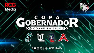 Copa Gobernador  Saraperos de Saltillo VS Acereros de Monclova 6 de Abril del 2024 [upl. by Aicerg957]