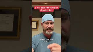 3 wellstudied benefits of Creatine doctor surgeon creatine creatinebenefits strengthexercise [upl. by Niven560]