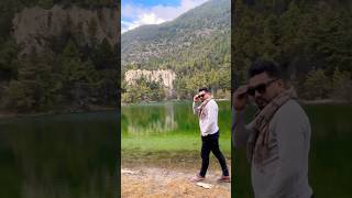 Green Lake viralvideo fypシ゚viral don lake green mountains cool chill peace music [upl. by Eneloj]