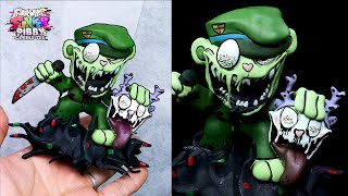 FNF Making Corrupted Flippy Mime Fliqpy Sculptures Timelapse Pibby x FNFFriday Night Funkin [upl. by Saied]