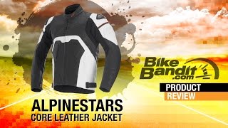 Alpinestars Core Motorcycle Jacket review  BikeBanditcom [upl. by Kerwin]