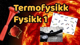 Termofysikk trykk og temperatur Fysikk 1 [upl. by Anselmo]