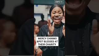 MERCY CHINWO amp PST BLESSED AT THEIR CHARITY EVENT mercychinwo mercychinwowedding love couple [upl. by Gavin]