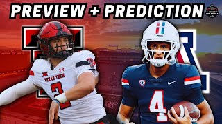 Texas Tech vs Arizona Preview  Prediction  Is Cincy Overrated  College Football 2024 [upl. by Sanoj]