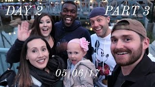 A night in Disneyland with our friends  Disneyland vlog 28 [upl. by Iidnarb]