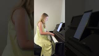 Clara Schumann Fugitive op 15 no 1 pianostudent piano pianoteacher [upl. by Beichner259]