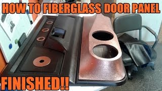 HOW TO FIBERGLASS DOOR PANELS  1ST GEN DODGE RAM FINISHED [upl. by Brunell]