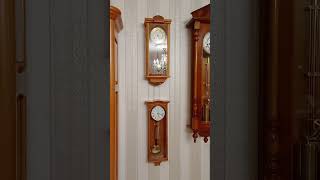 Miniatur SeilzugRegulator Wallclock Kieninger Germany [upl. by Neirrad]