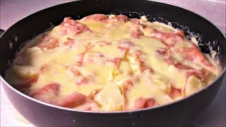 PAPAS GRATINADAS SIN HORNO [upl. by Strickman]