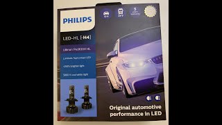 Unboxing01 Philips Ultinon Pro9000 H4 LED Gen 3 [upl. by Cristobal581]