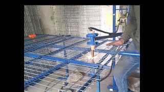 DIY spot welding machine and making cages [upl. by Hoashis]