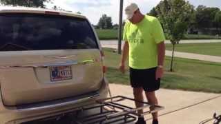 How to make a cheap hitch mount recumbent trike carrier [upl. by Severson]