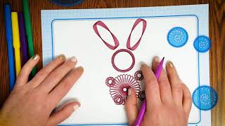 Draw a Spirograph Bunny [upl. by Cornall]