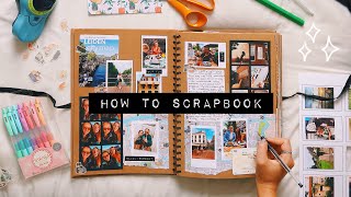 DIY HOW TO SCRAPBOOK ideas amp inspiration [upl. by Hollingsworth]