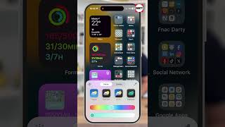 Joue la comme Android avec iOS 18 personnaliser astucesmartphone astuceiphone ios18 apple [upl. by Edsel]