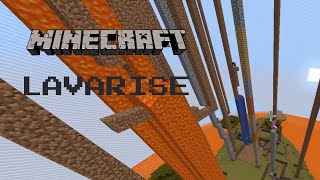 Minecraft  serwer N1MCPL  tryb lavarise  2 podejście [upl. by Nnaeirelav]