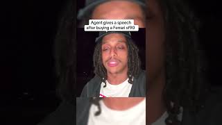 Agent gives a speech after buying a Ferrari fs90 agent amp youtubeshorts viralvideo [upl. by Esinrahc]