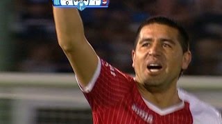 Por la magia de Riquelme Argentinos eliminó a Racing de la Copa [upl. by Ahsaeyt]