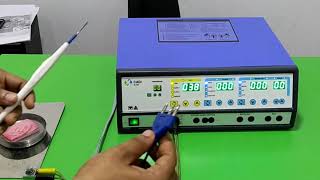 Electrosurgical Unit amp Vessel Sealer cautery Demonstration [upl. by Lowe]