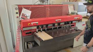 Lot 29 Gannomat Automated Drill and Dowel Inserter [upl. by Jahdol]