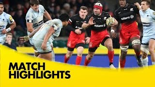 Saracens vs Worcester Warriors  Aviva Premiership 201516 [upl. by Linell]