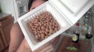 Natto Japanese Fermented Soybeans and How To Prepare Food Fridays BenjiManTV [upl. by Immat]