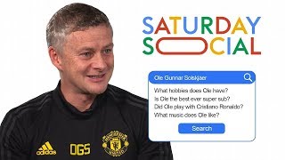 Ole Gunnar Solskjaer Answers The Webs Most Searched Questions About Him  Autocomplete [upl. by Sucramd208]