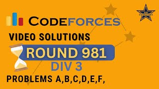 CCodeforces Round 981 Div 3 Post Contest Discussion by Viram Mehta [upl. by Strepphon]