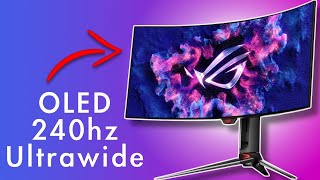 240hz  OLED  Ultrawide  Asus ROG Swift PG34WCDM Review [upl. by Sirah]