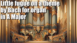 17 Little fugue on a theme by Bach for organ in A Major [upl. by Ranice]