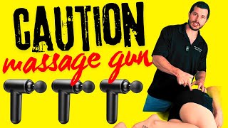 WARNING 2 Hidden Dangers of Massage Guns for Sciatica Pain Relief [upl. by Are]