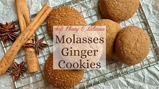 Molasses Ginger Cookies [upl. by Gildas]