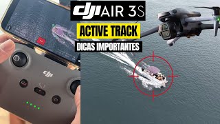 DJI AIR 3S  Testei o ACTIVE TRACK decolando de um BARCO [upl. by Butcher]