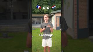 Nederland VS Frankrijk🇫🇷 Goal telt niet😳 sketchcomedy [upl. by Ellennod]