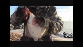 Lazy winter beach fishing for flatfish [upl. by Yoshiko]