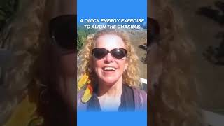 A quick energy exercise to align the chakras  Donna Eden  Eden Energy Medicine [upl. by Etnud]