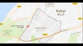 hay riad rabat map [upl. by Codel]