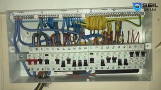 How to Change or Install MK Electrical Consumer unit Fuse Board BS7671 18th Edition [upl. by Boice]