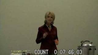 Wendy Dewitt  Food Storage Seminar Part 1 of 9 quotTop 10 Reasonsquot [upl. by Eirdua]