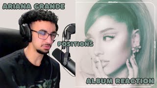 First Time Listening To Ariana Grande  quotPositionsquot Full Album ReactionReview [upl. by Oniluap]