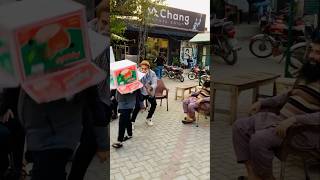 Box prank 📦 funny pranksterfun comedyprank comedy funnypranksters comedyvideo prank [upl. by Anirbys537]