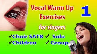 Vocalization 1  Vocal Warm ups  Voice Lesson  Choir Vocalization [upl. by Sorkin]