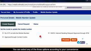 SBI RINB – How to Change Mobile Number Online Without Visiting Branch [upl. by Desma213]